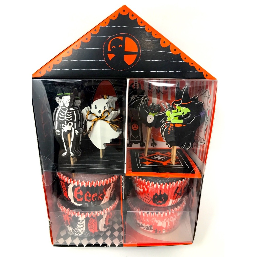 Meri Meri Happy Halloween Cupcake Kit with Topper